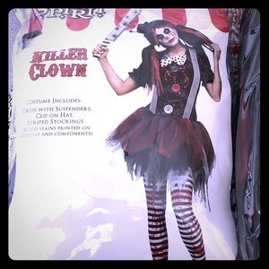 Killer clown costume
